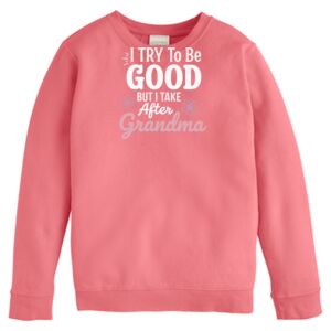 Garment-Dyed Youth Crewneck Sweatshirt Thumbnail