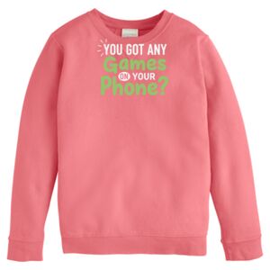 Garment-Dyed Youth Crewneck Sweatshirt Thumbnail