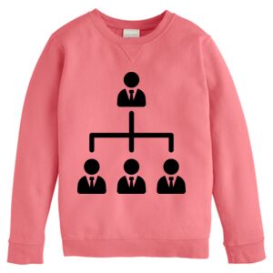 Garment-Dyed Youth Crewneck Sweatshirt Thumbnail